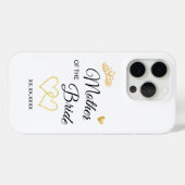Trouwfeestrol & datum Elegant ontwerp Case-Mate iPhone Case (Achterkant (horizontaal))