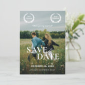Trouwfilm poster  save the date (Staand voorkant)