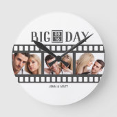 Trouwfilm Voeg 3 foto's toe Ronde Klok (Voorkant)