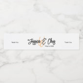 Trouwfles Etiket 014 (Enkel label)