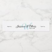 Trouwfles Etiket 016 (Enkel label)