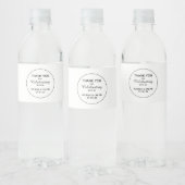 Trouwfles Etiket | Bedankt Sticker (Flessen)