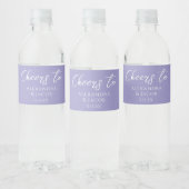 Trouwfles Etiketten Elegante Typografie (Flessen)