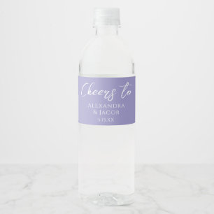 Trouwfles Etiketten Elegante Typografie