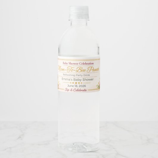 Trouwfles Etiketten | Waterdicht Vinyl (Voorkant)