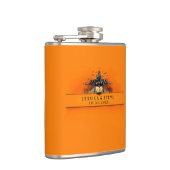 Trouwfles - Halloween liefde Heupfles (Rechts)