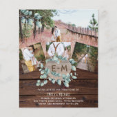 Trouwfolder met laagste budget - FOTO EUCALYPTUS Flyer (Voorkant)