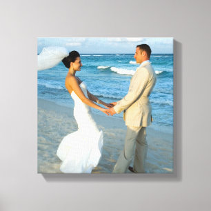 Trouwfoto 12"x12" canvas afdruk