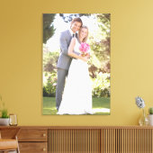 Trouwfoto [24x36] inch canvas afdruk (Insitu (Woonkamer))