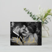 Trouwfoto Aankondiging (Staand Voorkant)