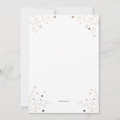 Trouwfoto Art Deco Uitnodiging (Achterkant)