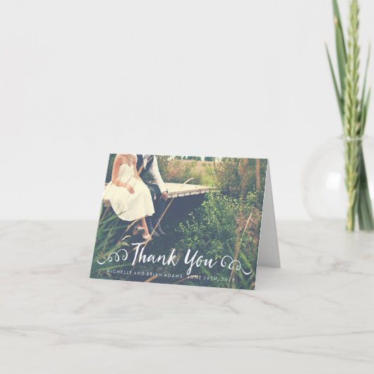 Trouwfoto Bedankkaart (Voorkant)