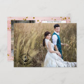 Trouwfoto Bedankt Dubbelzijdig Nautilus (Voorkant / Achterkant)