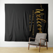 Trouwfoto booth achtergrondbanner wandkleed (In Situ (horizontaal))