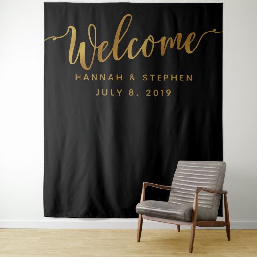 Trouwfoto booth achtergrondbanner wandkleed (In situ)