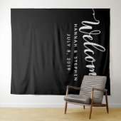 Trouwfoto booth achtergrondbanner wandkleed (In Situ (horizontaal))