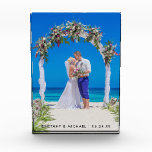 Trouwfoto Bruid Bruidegom Photo Block Fotoblokken<br><div class="desc">Bruiloft bruid en bruidegom fotoblok</div>