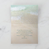 Trouwfoto Brushstroke Sjabloon Dank u kaarten (Binnen)