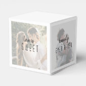 Trouwfoto collage gunstboxen bedankdoosjes (Achterkant)