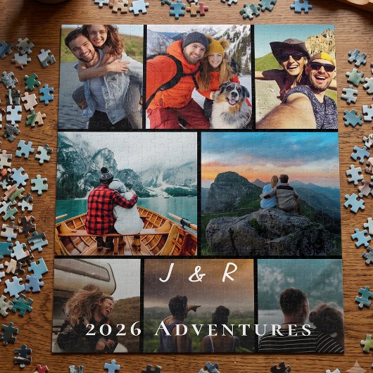 Trouwfoto Collage Reis Herinneringen Legpuzzel