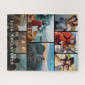 Trouwfoto Collage Reis Herinneringen Legpuzzel (Horizontaal)