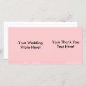  trouwfoto dank je wel kaart! bedankkaart (Voorkant / Achterkant)