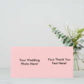  trouwfoto dank je wel kaart! bedankkaart (Staand voorkant)