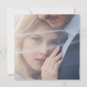 Trouwfoto Emerald Green Script Save The Date (Achterkant)