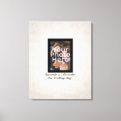 Trouwfoto ~ Gast Handtekening Canvas Print (Voorkant)