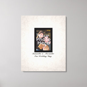 Trouwfoto ~ Gast Handtekening Canvas Print