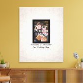Trouwfoto ~ Gast Handtekening Canvas Print (Insitu (Woonkamer))