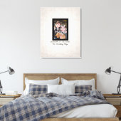 Trouwfoto ~ Gast Handtekening Canvas Print (Insitu (Slaapkamer))