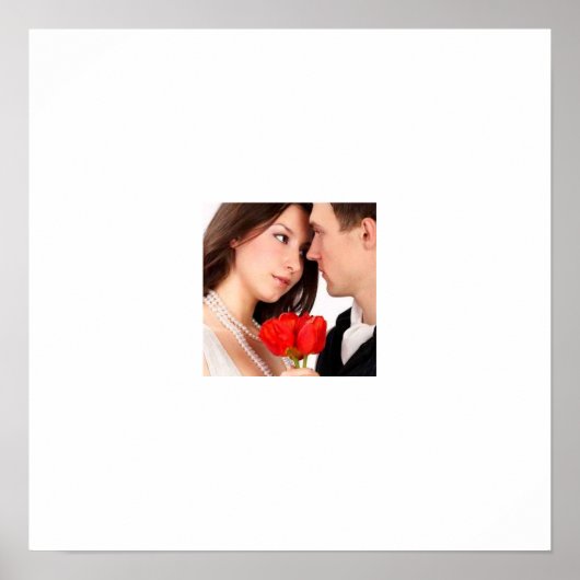 Trouwfoto gasten ondertekenen grenzen Poster (Voorkant)