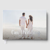 Trouwfoto  gastenboek (Voorkant)