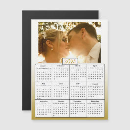 Trouwfoto Goud 2021 Favor Geschenken Magnetische Uitnodiging