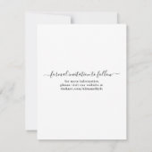 Trouwfoto Goud Save the Date Aankondiging (Achterkant)