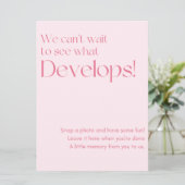 Trouwfoto Guestbook Sign Programmakaart (Staand voorkant)