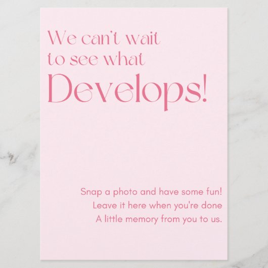 Trouwfoto Guestbook Sign Programmakaart (Voorkant)