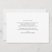 Trouwfoto handgeschreven script bedankkaart (Achterkant)