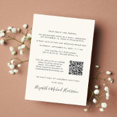 Trouwfoto Happily Ever After Feest QR Code Aankondiging
