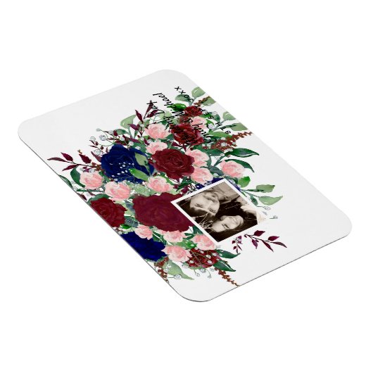 TROUWFOTO Huwelijk, Jubileum, Nieuw Huis Cadeau Magneet (Rechterzijde)