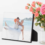 Trouwfoto Ingebouwd Ezel tafelblad Fotoplaat<br><div class="desc">Een frameloze,  tijdloze manier om favoriete foto's of illustraties weer te geven! Ideaal voor bruiloftsfoto's,  souvenir,  verloving cadeau,  pasgeboren foto's,  familiefoto's,  afstuderen,  familiereünie,  of een andere speciale gebeurtenis.</div>