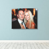 Trouwfoto Ingepakt Canvas Afdruk (Insitu (Houten vloer))