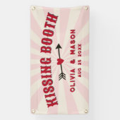 Trouwfoto Kussen Booth Antiek Carnaval Spandoek (Verticaal)