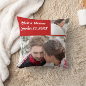 Trouwfoto kussen gemakkelijk gepersonaliseerd (Deken)