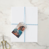 Trouwfoto Luxe Bedankkaart Cadeaulabel (Met Touw)