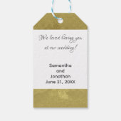 Trouwfoto Luxe Bedankkaart Cadeaulabel (Achterkant)