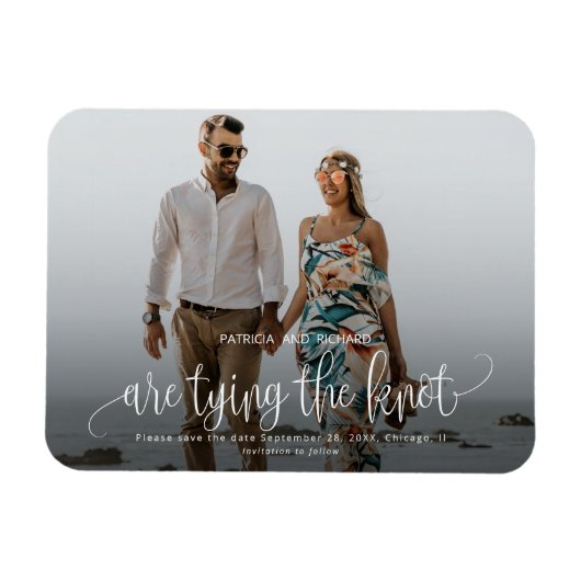 Trouwfoto Magnet Save The Date Magneet (Horizontaal)