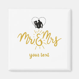 Trouwfoto Meneer & Mevrouw Magneet