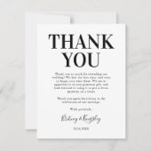 Trouwfoto met dankbetuiging bedankkaart